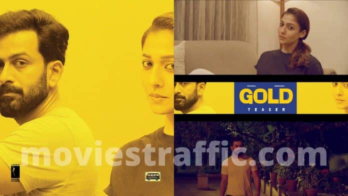 Nayanthara and Prithviraj Sukumaran's Gold teaser is out