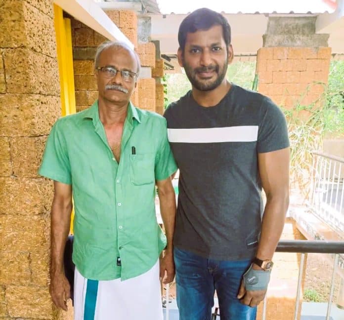 Vishal is back on the sets of Laththi for the final schedule